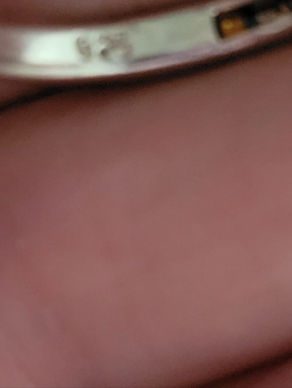 Silver Ring with Square Garnet-Cut Deep Red Center Stone